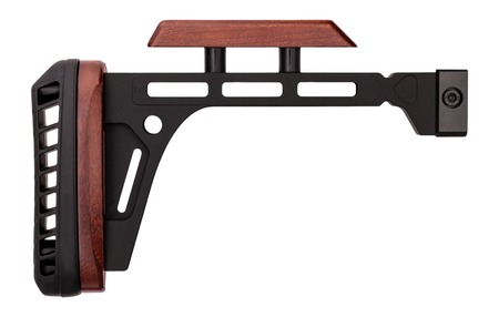 [810069397634] Woox SH.STK122.03 Forty-Seven Edge Stock Fixed Aluminum/American Walnut