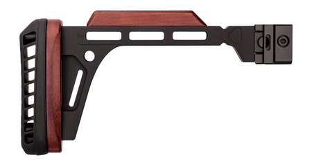 [810069397641] Woox SH.STK122.04 Forty-Seven Edge Stock Folding Aluminum/American Walnut