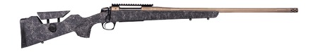 [043125001736] CVA CR3955F Cascade Long Range Hunter 6mm Creedmoor Smoked Bronze Cerakote Threaded Barrel  &  Receiver w/Picatinny Rail, Graphite Black w/Smoke Bronze Webbing Adj Comb  &  LOP Synthetic Stock