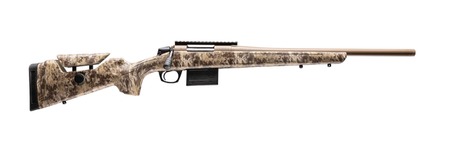 [043125001927] CVA CR4054 Cascade Varmint Hunter 22 Creedmoor 10+1 20" Flat Dark Earth Cerakote Threaded Barrel  &  Receiver w/Picatinny Rail, Krytek Highlander Adj Comb  &  LOP Synthetic Stock