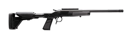 [043125002498] CVA CR4451XP Cascade XP-SB SBR 6mm ARC 16.50" Matte Stainless Steel Fluted Threaded Barrel  &  Receiver w/Picatinny Rail, Graphite Black Adj Buffer Tube Synthetic Stock, Black Grip