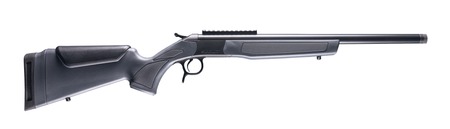 [043125002467] CVA CR4449 Scout  25 Creedmoor 1rd 16.50" Matte Blued Threaded Barrel  &  Receiver w/DuraSight Rail, Stealth Gray Synthetic Stock