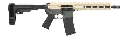 [810188107169] Shark Coast Tactical SCC07169FCAT-P Fisher Cat 5.56 NATO 30+1 Black Nitride Threaded Barrel, Aluminum Receiver w/Picatinny Rail, M-LOK Handguard, Polymer SB Tactical SBA3 Brace, Magpul MOE Grip, Right