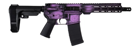 [810188107510] Shark Coast Tactical SCC07510VALK-P Valkyrie 5.56 NATO 30+1 10.50" Black Nitride Threaded Barrel, Aluminum Receiver w/Picatinny Rail, M-LOK Handguard, Polymer SB Tactical SBA3 Brace, Magpul MOE Grip,