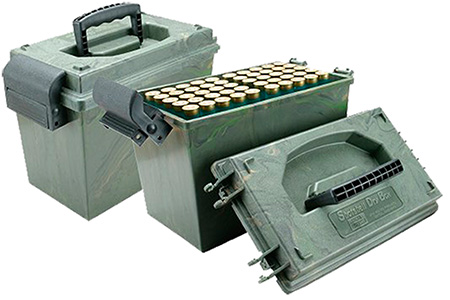 [026057000282] MTM Case-Gard SD1001209 Shotshell Dry Box  12 Gauge Shotgun Wild Camo Polypropylene 100rd