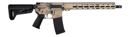 [810105513790] Shark Coast Tactical 300-097-1000-02 Hold Fast 5.56 NATO 30+1 16" Black Melonite Threaded Barrel, Aluminum Receiver w/Picatinny Rail, M-LOK Handguard, Magpul MOE SL Black Polymer Stock, Magpul MOE Gri