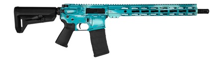 [810188102522] Shark Coast Tactical SCC101969ABRZCC Anime-15 *CA Compliant 5.56 NATO 10+1 16" Black Melonite Threaded Barrel, Aluminum Receiver w/Picatinny Rail, M-LOK Handguard, Magpul MOE SL Black Polymer Stock, M