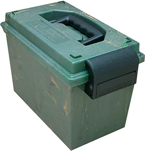 [026057360805] MTM Case-Gard SDB011 Sportsmen Dry Box Green Polypropylene
