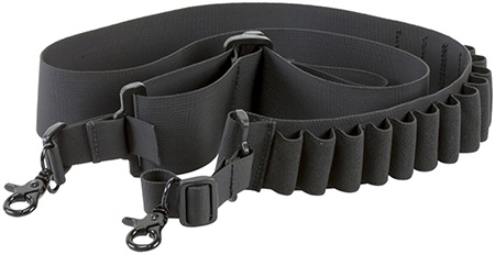 [815879018458] Aim Sports DSBS1 Deluxe  Black Nylon Bandolier Shotgun Holds 14 Shells