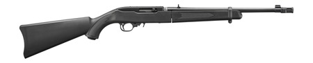 [736676320110] Ruger 32011 10/22 Takedown 22 LR 10+1 16.40" Satin Black Alloy Steel Threaded Barrel  &  Receiver w/Scope Rail, Black Fixed Synthetic Stock