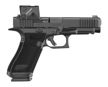 [764503068287] Glock P61750B01DC8A3 G17 Gen6 w/Aimpoint Full Size 9mm Luger 10+1 4.49" Black GMB Barrel, Black nDLC Steel Serrated w/Optic Slide, Black Polymer Frame w/Accessory Rail, Interchangeable Backstrap Grip,