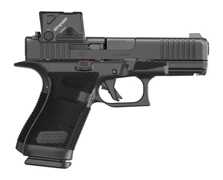 [764503068317] Glock P61950B03DC8A3 G19 Gen6 w/Aimpoint 9mm Luger 15+1 4.02" Black GMB Barrel, Black Steel Serrated w/Optic Slide, Black Polymer Frame w/Accessory Rail, Interchangeable Backstrap Grip, Aimpoint COA 3