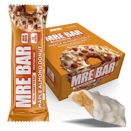 [810197250733] REDCON1 RC1-MRE-BAR-12PK-MAP MRE BAR MPLE AL DONUT