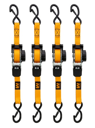 [888151078136] MUDDY MUD-RRS10-4PK   1"X10" RATCHET STRAPS ORG
