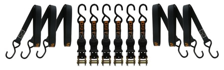 [888151052587] MUDDY MUD-DRS14-6PK   1"X14" DURABLE RATCHET STRAP