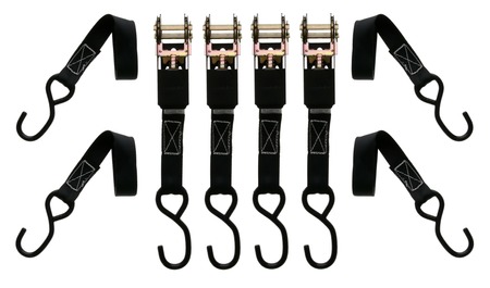 [888151052549] MUDDY MUD-SDRS10-4PK  1"X10'STD DUTY RATCHET STRAP