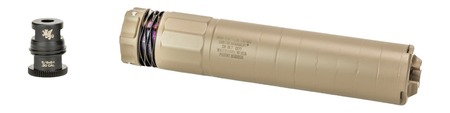 [689396838383] Griffin Armament GADL762FDE-W Dual-Lok 7 7.62mm 1.50" Flat Dark Earth Stainless Steel/Inconel 5/8"x24