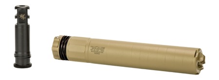 [689396838413] Griffin Armament GADLPSR762FDE-W Dual-Lok PSR 7.62mm 1.50" Flat Dark Earth Stainless Steel/Inconel 5/8"x24
