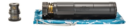 [689396838338] Griffin Armament GADLHRT5-W HRT-556 5.56mm 1.50" Black Stainless Steel/Inconel 1/2"x28