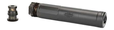 [689396839182] Griffin Armament GADLHRT7-W HRT-762 7.62mm 1.50" Black Stainless Steel/Inconel 5/8"x24