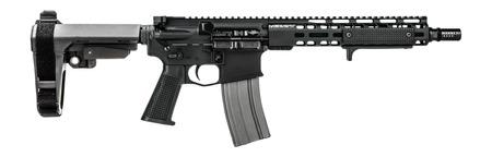 [689396840478] Griffin Armament MK2CQB223W115P-W MK2 CQB 223 Wylde 11.50" Threaded Barrel, Black Anodized Aluminum Receiver w/Picatinny Rail, M-LOK Handguard, Black Polymer SBA3 Brace, Black A3 Grip, Ambidextrous