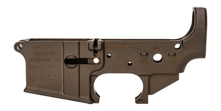 [631465971057] Griffin Armament MK1SLFDE MK1 Stripped Lower Receiver AR-15 Terra Brown Aluminum