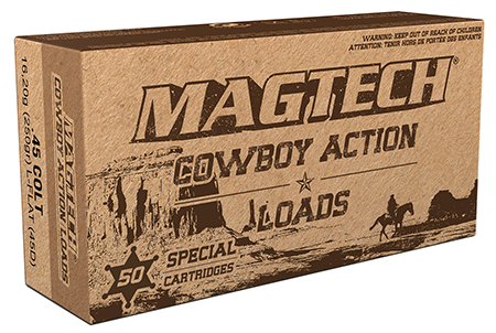 [754908168316] Magtech 45D Cowboy Action  45Colt 250gr Lead Flat Nose 50 Per Box/20 Case