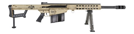 [810021512310] Barrett 20152 M82A1 America 250 50 BMG 10+1 Black Fluted Barrel, Steel Receiver w/Picatinny Rail, QD BiPod Forend. M-LOK Handguard, Black Polymer Grip