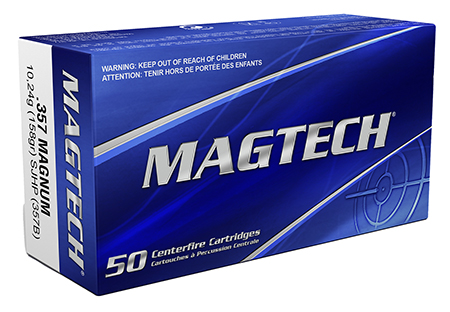 [7891798043262] Magtech 357B Range/Training  357Mag 158gr Semi Jacketed Hollow Point 50 Per Box/20 Case