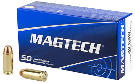 [754908160013] Magtech 40B Range/Training  40S&W 180gr Full Metal Jacket Flat Nose 50 Per Box/20 Case