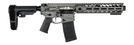 [856458004936] Nemo Arms BL-300-8P Battle-Light  300 Blackout 30+1 8" Black Threaded Barrel, Tungsten Anodized Aluminum Receiver w/Picatinny Rail, M-LOK Handguard, Black Polymer SB Tactical SBA3 Brace, Magpul MOE Gr