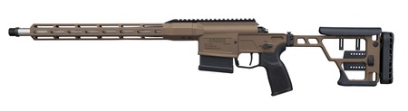 [798681742974] Sig Sauer CROSS30816BBRZ Cross  308 Win 5+1 Brushed Precision Stainless Steel Taper-Lok Barrel, Bronze Cerakote Aluminum Receiver w/Picatinny Rail, M-LOK Handguard, Precision Adj Folding Stock, Black