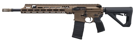 [798681740970] Sig Sauer R516G3556N16BBRZ 516 G3 5.56 NATO 30+1 16" Black Threaded Barrel, Bronze Cerakote Aluminum Receiver w/Picatinny Rail, M-LOK Handguard, Magpul DT Black Polymer Stock, AR Compatible Reduced An