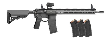 [706397003876] Springfield Armory STV914556BLCV2B5PAC SAINT Victor V2 Gear Pac 5.56 NATO 10+1 14" Black Melonite Barrel, Black Hardcoat Anodize Aluminum Receiver w/Picatinny Rail, M-LOK Handguard, B5 Enhanced Sopmod