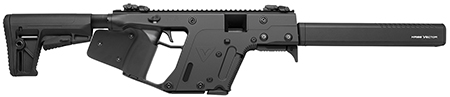 [810237024638] Kriss USA KV10CBL22 Vector CRB Gen2 *CA Compliant 10+1 Black Steel Barrel, Black Picatinny Rail Receiver, Fixed Black Synthetic Stock, Black California Paddle Grip, Glock Magazine Compatible