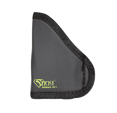 [859640007005] Sticky Holsters SM5MODLAS SM-5  Size 5, Black Cordura/Foam, Compatible w/Glock 42 w/Laser, Sig P938 w/Laser, Right Hand