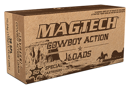 [754908168019] Magtech 38L Cowboy Action  38Special 158gr Lead Flat Nose 50 Per Box/20 Case