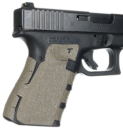 [812308020303] Talon Grips 104M Adhesive Grip  Compatible w/Glock Gen1-3 19/23/25/32/38, Moss Textured Rubber