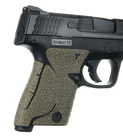 [812308021188] Talon Grips 705M Adhesive Grip  Textured Moss Rubber for S&W M & P Shield 9,40