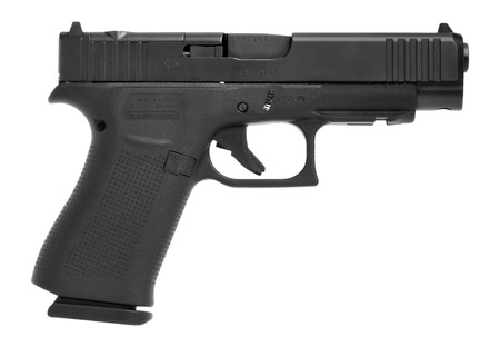 [764503073403] Glock PA4850203FRMOS G48 MOS Slim Compact 9mm Luger 15+1 4.17" Black GMB Barrel, Black nDLC Optic Ready/Serrated Steel Slide, Black Polymer Frame w/Beavertail  &  Front Rail, Black Textured Polymer Grip