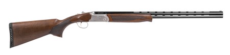 [741566908347] EAA GIRSAN 336002 Balikli Blue Label Youth 410 Bore Break Open 3" 2rd 18.50" Blued Over/Under Vent Rib Barrel, Aluminum Pheasant Engraved Receiver, Fixed Turkish Walnut Stock