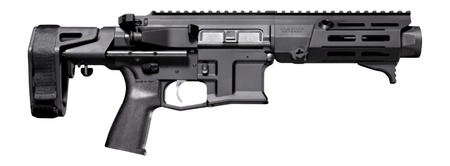 [680017478230] Maxim Defense  PDX  300 Blackout 5.50" Black Threaded Barrel, Black Anodized Receiver w/Picatinny Rail, M-Slot Handguard, Black Polymer Maxim SCW Pistol Brace, Black Polymer Grip, Ambidextrous