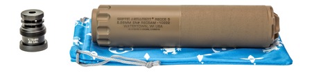[631465976410] Griffin Armament GAREC5FDEAM-W 5 RECCE 5.56mm 1.50" Flat Dark Earth Stainless Steel 1/2"x28