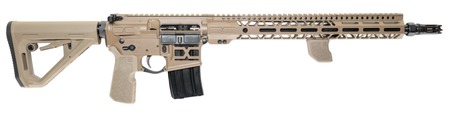 [199874352022] Cnc Firearms CNCFXN6 Faxon FF-15 Limited Edition 6mm ARC 16" Black Nitride Gunner Barrel, Flat Dark Earth Cerakote Aluminum Receiver w/Picatinny Rail, M-LOK Handguard, Magpul DT Flat Dark Earth Polyme