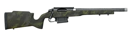 [843068151211] Proof Research 151211 Elevation MTR 2.0 6mm ARC 4+1 16.50" Carbon Fiber Match Grade Threaded Barrel, Black Receiver w/Picatinny Rail, Midnight Camo Proof Fixed Carbon Fiber Stock, Right Hand