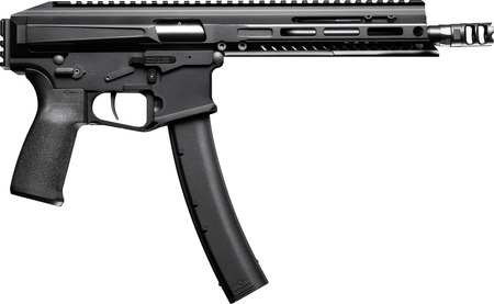 [847313025425] Patriot Ordnance Factory 02542 Phoenix  9mm Luger 35+1 8.50" 8" Black Threaded Barrel, Black Anodized Aluminum Receiver w/Picatinny Rail, M-LOK Handguard MFT Grip, Rear Picatinny Rail, Ambidextrous