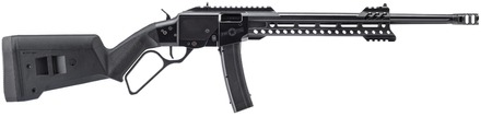 [847313025432] Patriot Ordnance Factory 02543 Tombstone  9mm Luger 20+1 16.50" Black Fluted Threaded Barrel, Black Aluminum Receiver w/Picatinny Rail, M-LOK Handguard, Magpul SGA Black Synthetic Stock