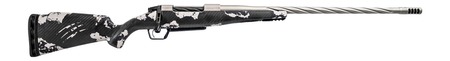 [853418432129] Fierce Firearms ROGSSX65PRC22TP Twisted Rogue XP 6.5 PRC 3+1 22" Tungsten Cerakote Spiral Fluted Threaded Stainless Steel Barrel, Drilled  &  Tapped Receiver, BiPod Rail Forend, Phantom Camo LR Negative