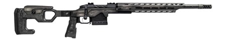 [853418428122] Fierce Firearms REPMT65PRC20DG Reaper MTN 2.0 6.5 PRC 3+1 20" Carbon Fiber Match Grade Threaded Barrel, Distressed Gray Cerakote Titanium Drilled  &  Tapped Receiver, M-LOK Handguard, Magnesium Folding