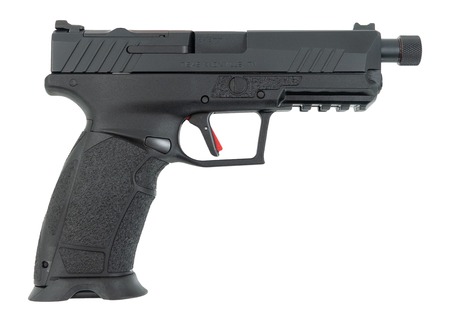 [711500175944] Tisas Arms 15000121 PX-9  9mm Luger 20+1 4.60" Black Threaded Barrel, Black Cerakote Carbon Steel Optic Cut/Serrated Slide  &  Frame w/Picatinny Rail, Black Rubber Grip, RMR Footprint